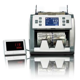 Contadora de Billetes BillBank EC900, Detecta Falsos, Suma Valores y Agrupa por Lotes. Multi-moneda.