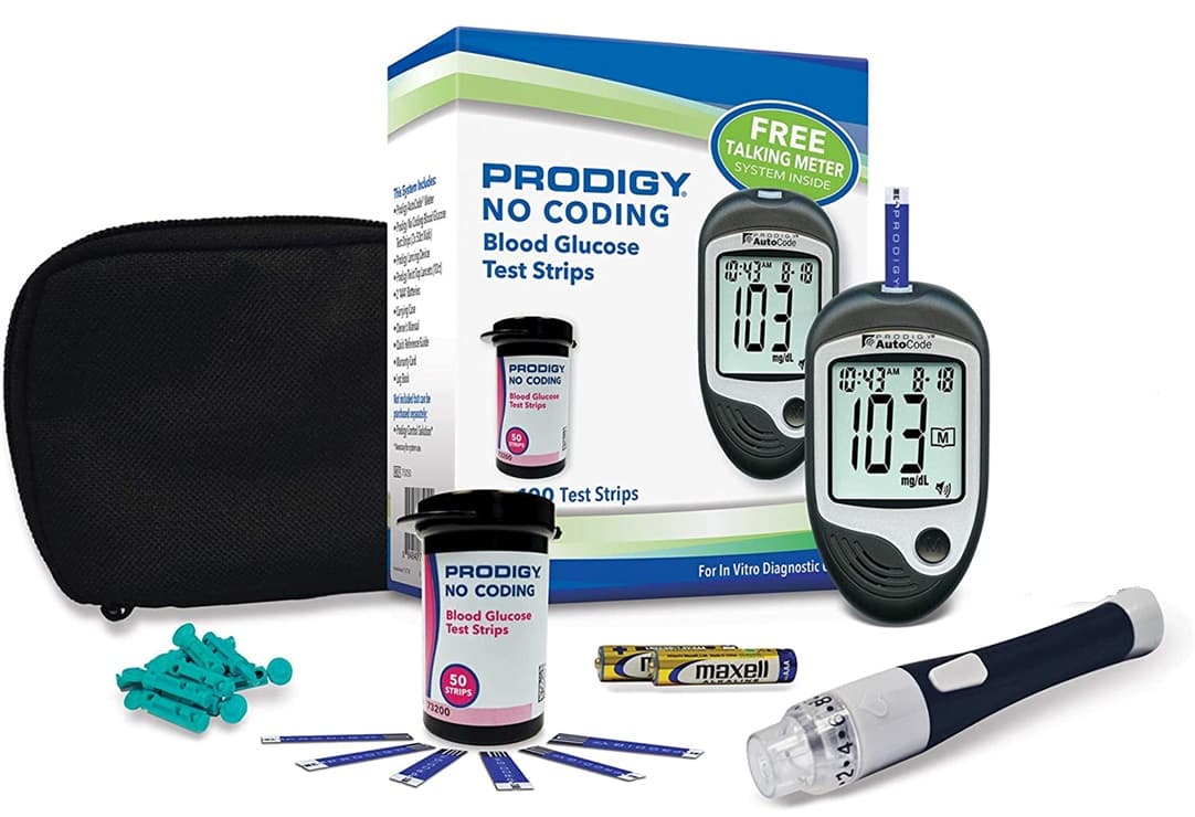🩺 Kit Glucómetro Prodigy + 50 Cintas