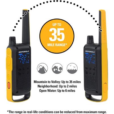 Radios Bidireccionales Recargables Motorola T470 (Paquete Doble) - Imagen 6