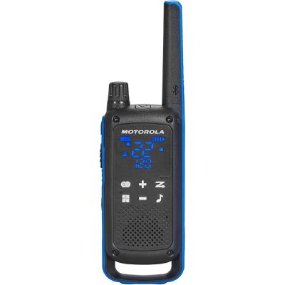 Radios Motorola T802 Talkabout Recargables 35 Millas (Negro/Azul) - Imagen 3